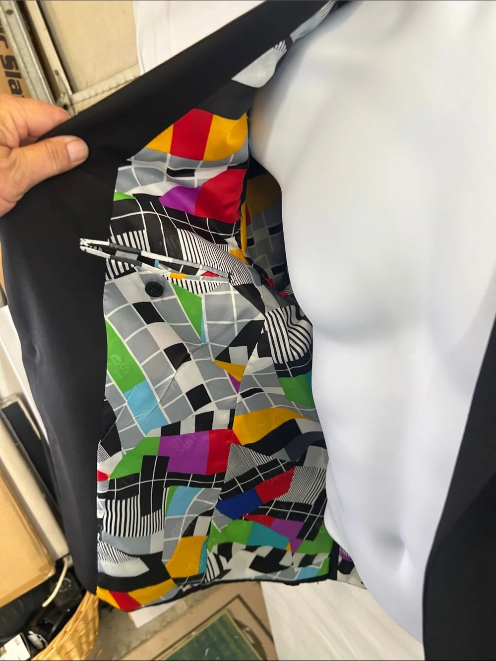 OppoSuits Black Two-Button Sport Coat